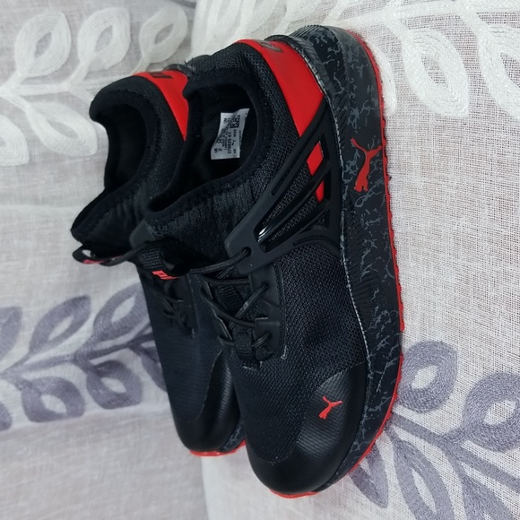 Boys' Puma Little Kid Pacer Future Marbelized Running Shoes size 3C - Picture 3 of 17